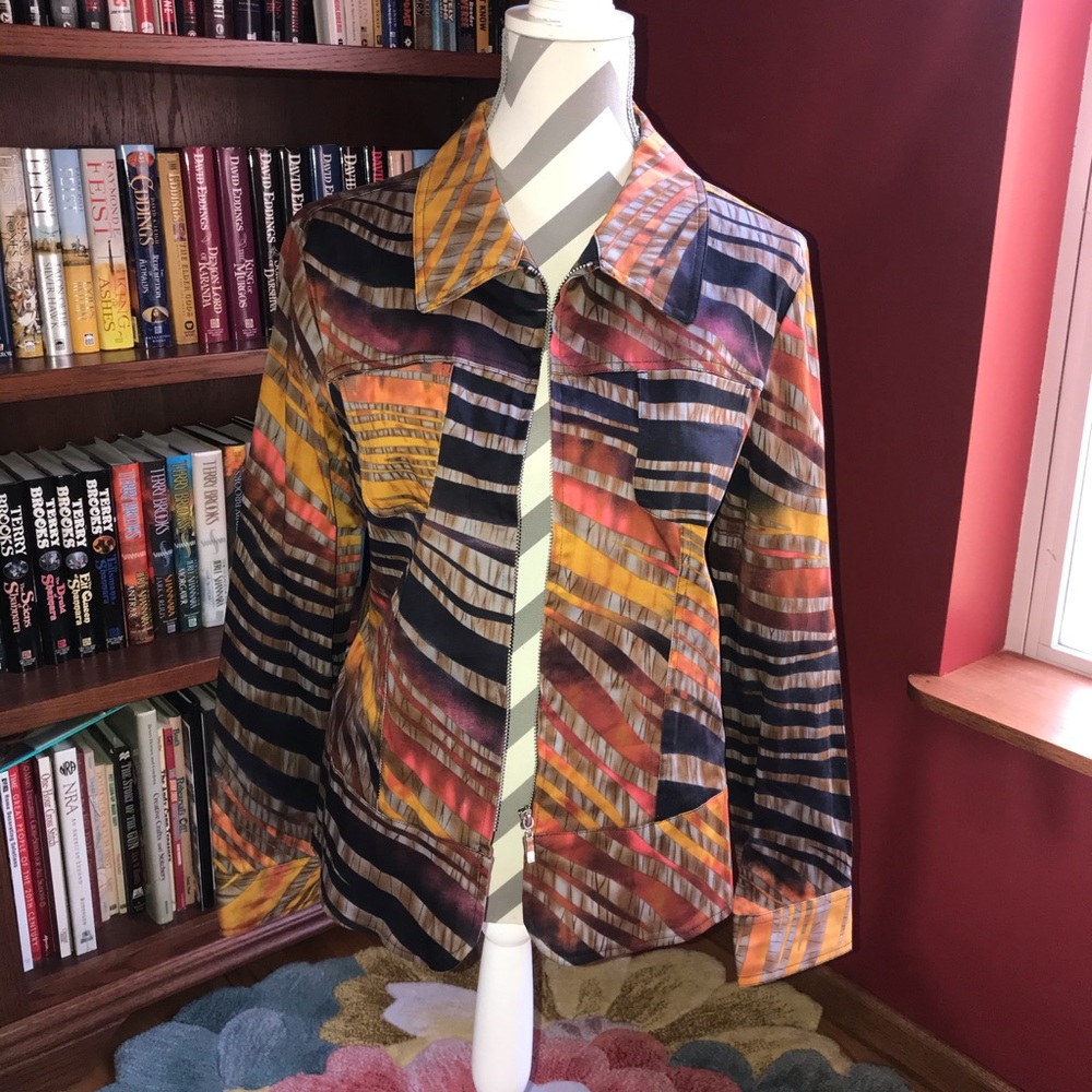 Erin London Colorful Blazer Size Large